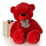 Niku 3 feet Teddy Bear Red Colour Soft Toy for Girls Kids Baby | Best Gift for Valentines, Birthday, Anniversary